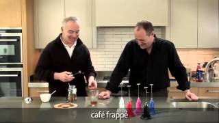 How to make a frappé coffee using an aerolatte milk frother [upl. by Henning]