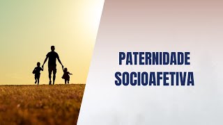 Paternidade socioafetiva [upl. by Maples68]