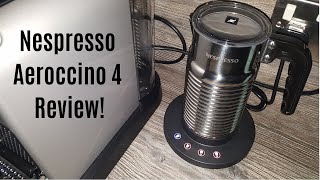 Nespresso Aeroccino 4 Milk Frother Review  Worth upgrading from the Aeroccino 3 [upl. by Papp517]