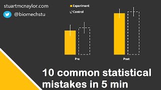 Ten Statistical Mistakes in 5 Min [upl. by Korry]