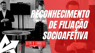 DIREITO DE FAMÍLIA Reconhecimento de filiação socioafetiva [upl. by Ehttam126]