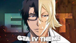 Aizen x Urahara  GTA IV Theme Edit [upl. by Harobed877]